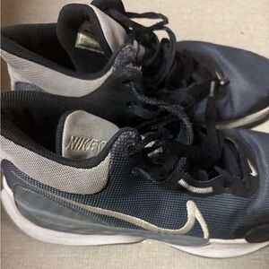 Nike Navy and White Sports Shoes